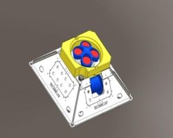 Figure 3:Scheme of the bottom line structure without the ADCP.